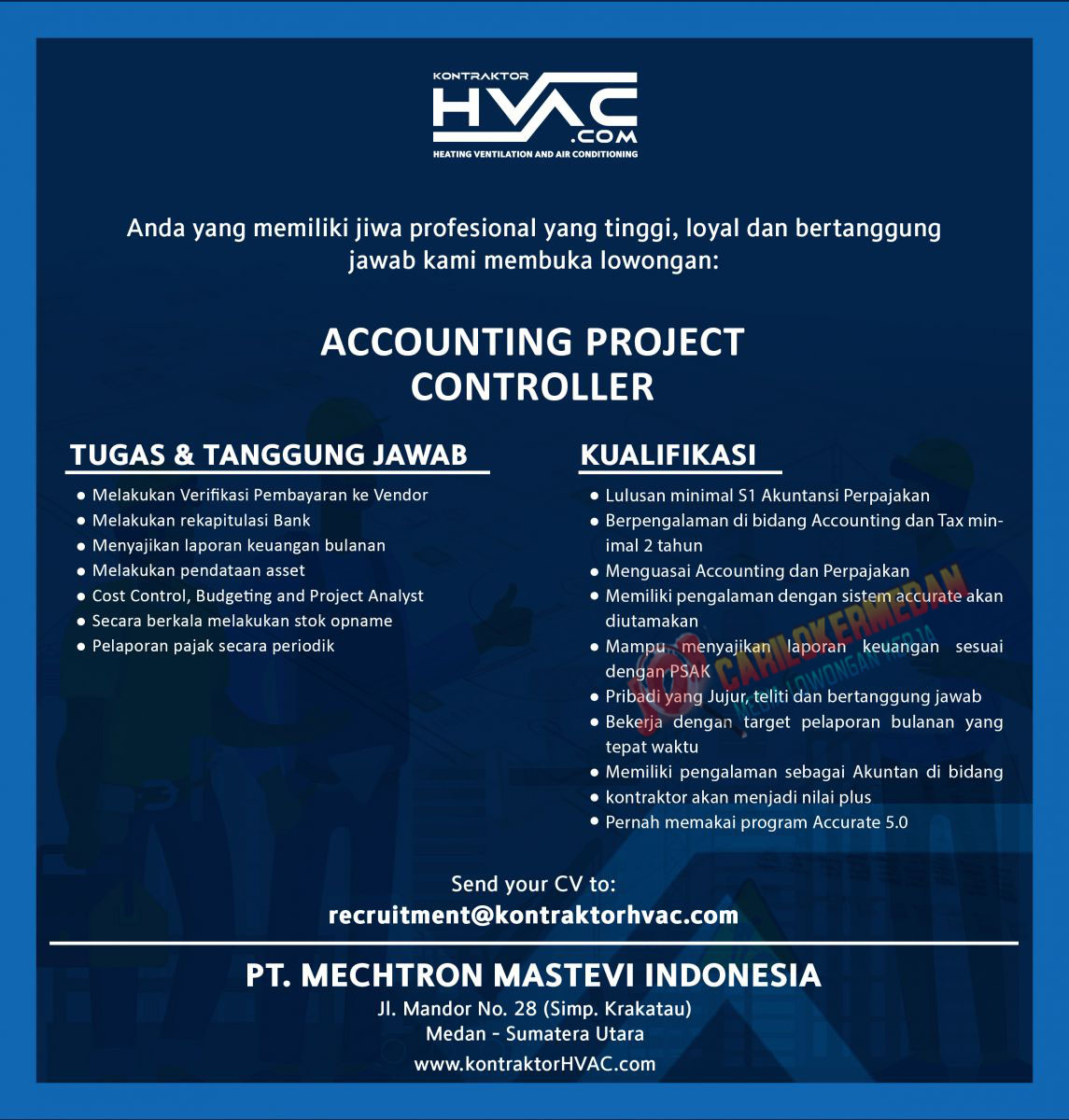 Info Loker S1 Di PT Mechtron Mastevi Indonesia Medan ...