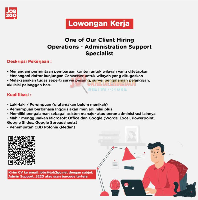 Loker Di PT Sinergi Tekno Cipta Job2Go Medan Maret 2021