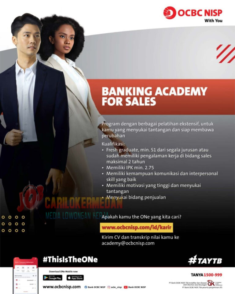 Lowongan Kerja Tamatan S1 Untuk Posisi: Banking Academy ...