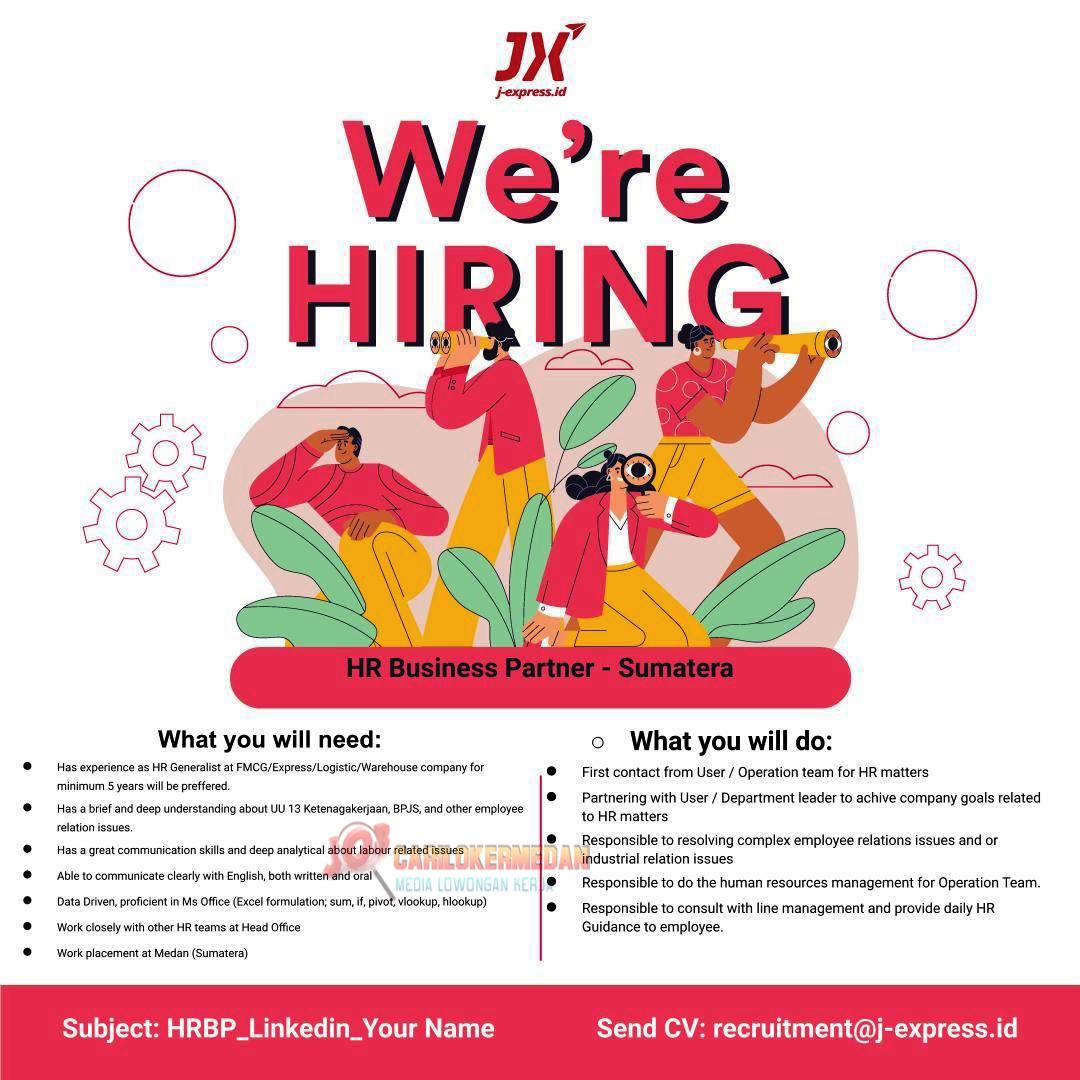 Loker Di PT Jaya Ekspress Transindo J-Express Medan Juli 2021