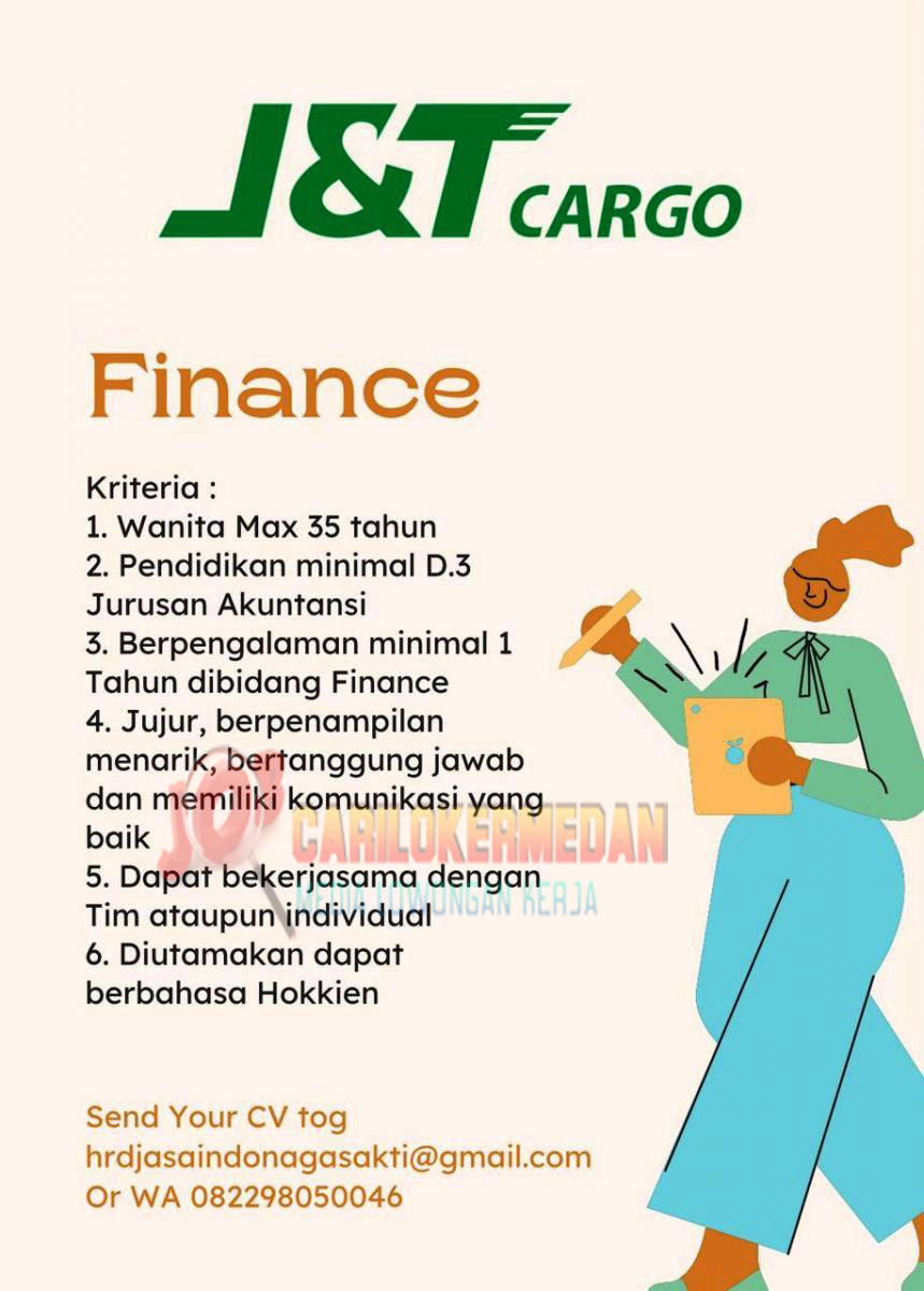 Lowongan Kerja Tamatan D3 S1 Di J&T Cargo Medan Juli 2021