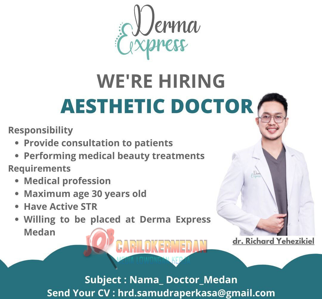 Loker SMA SMK D3 S1 Di Derma Express Medan November 2021 5