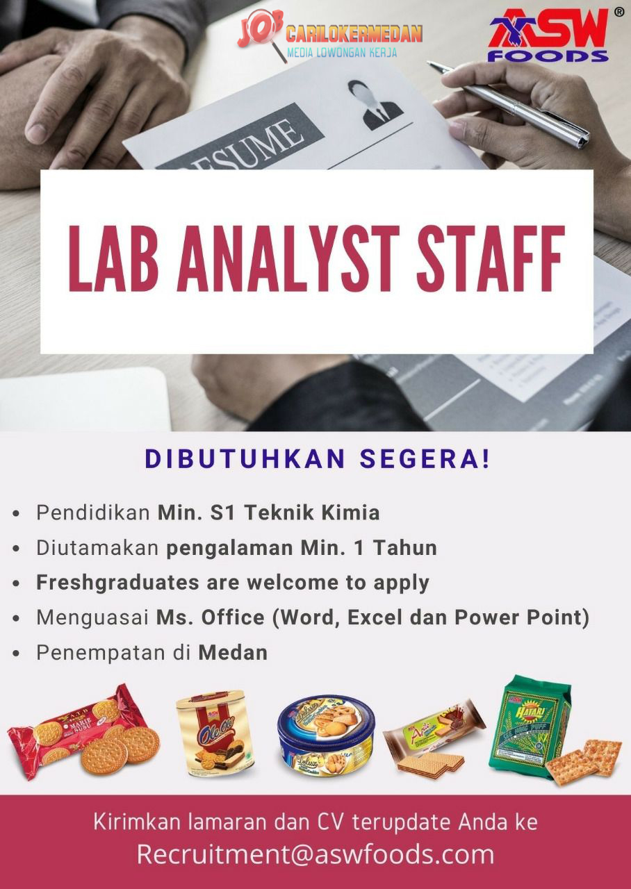 Loker S1 Di PT Asia Sakti Wahid Foods Manufacture Medan 1