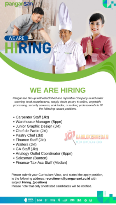 Loker Di PT Pangansari Utama Food Resources Medan Mei 2022