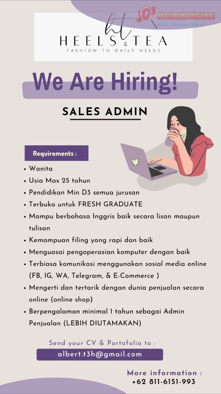 Loker D3 S1 Di Heels & Tea Fashion To Daily Needs Medan