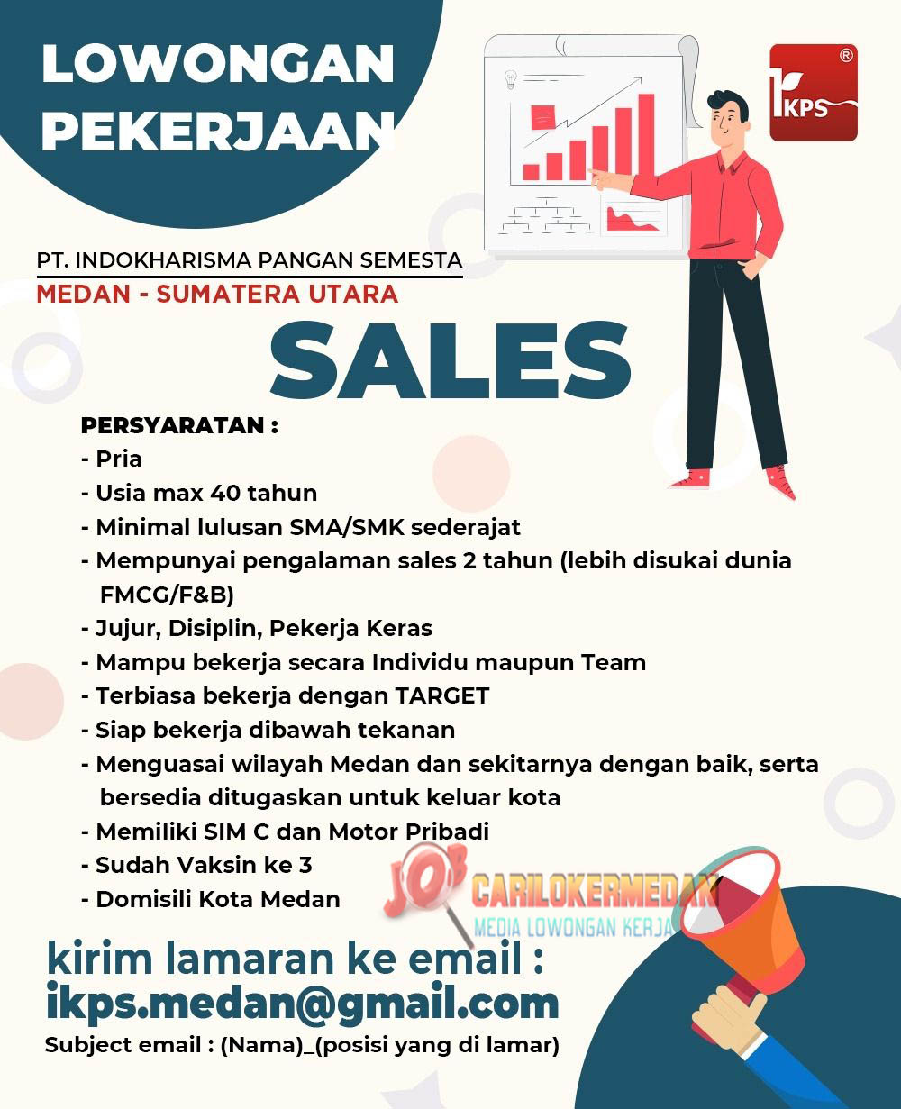 Loker SMA D3 S1 Di PT Indokharisma Pangan Semesta Medan 5