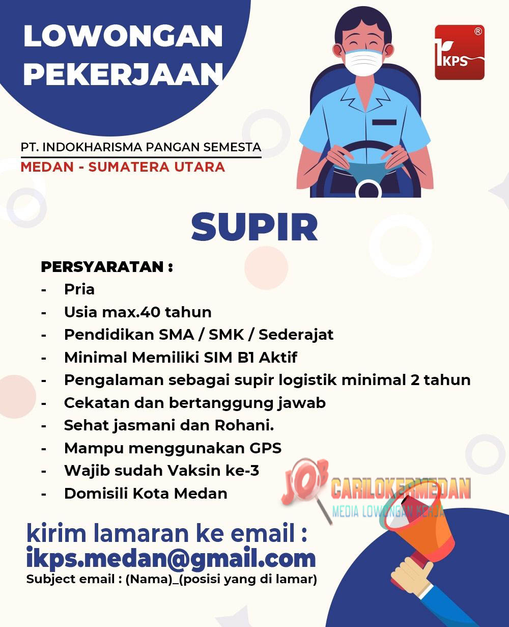 Loker SMA D3 S1 Di PT Indokharisma Pangan Semesta Medan 6