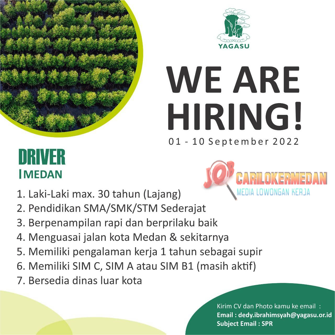 Loker SMA SMK STM Di Yayasan Gajah Sumatera Medan 2022 1