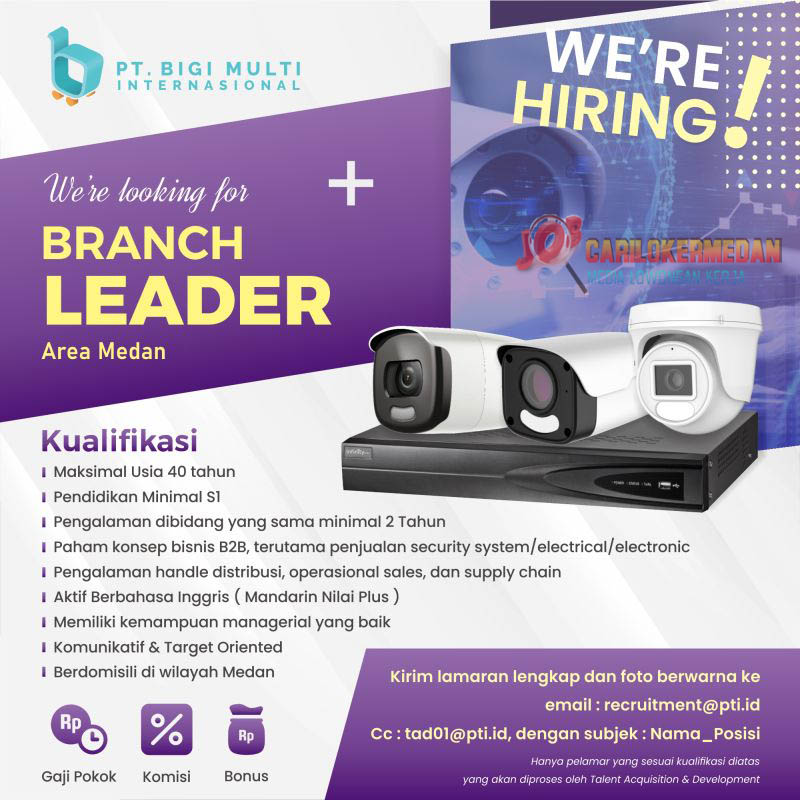 Loker S1 Di PT Bigi Multi Internasional Medan Oktober 2022