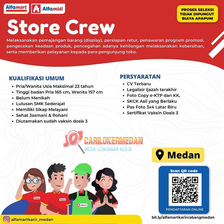 Loker Tamatan SMA SMK Di PT Sumber Alfaria Trijaya Medan