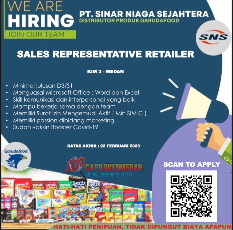 Loker D3 S1 Di PT Sinar Niaga Sejahtera KIM 3 Medan 2023