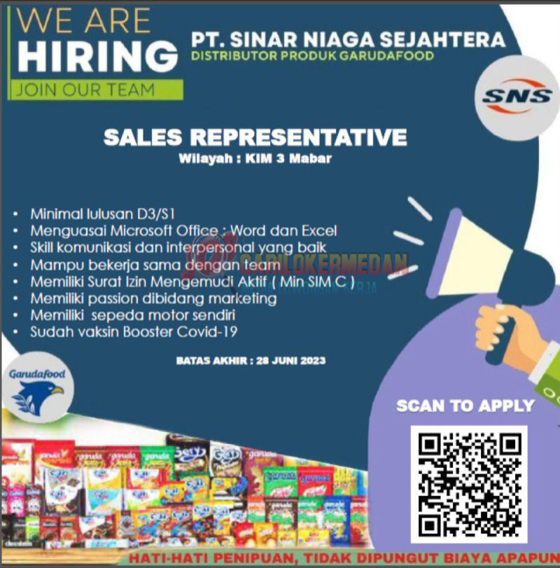 Loker D3 S1 Di PT Sinar Niaga Sejahtera KIM 3 Medan Juni 2023