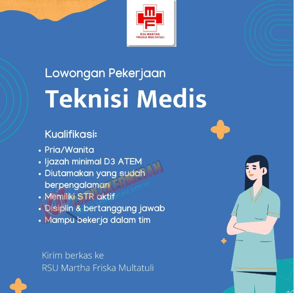 Loker D3 S1 Di RSU Martha Friska Multatuli Medan Juni 2023