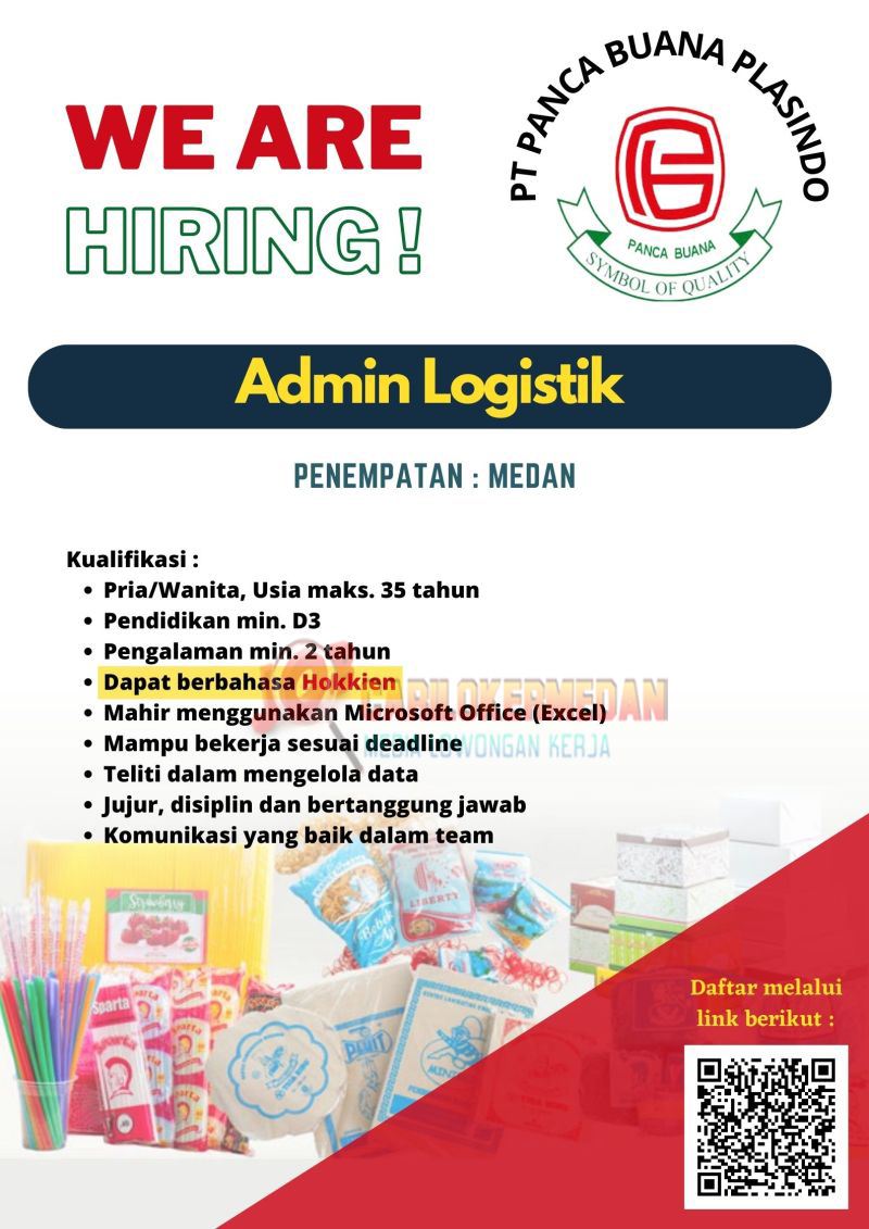 Loker D3 S1 Di PT Panca Buana Plasindo Medan Juni 2023