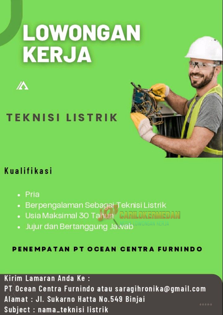 Lowongan Kerja Di PT Ocean Centra Furnindo Binjai Juli 2023