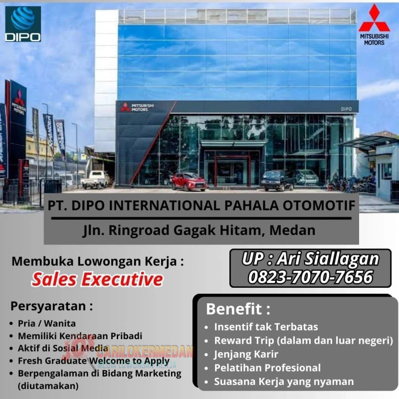 Loker Di PT Dipo International Pahala Otomotif Ringroad Medan