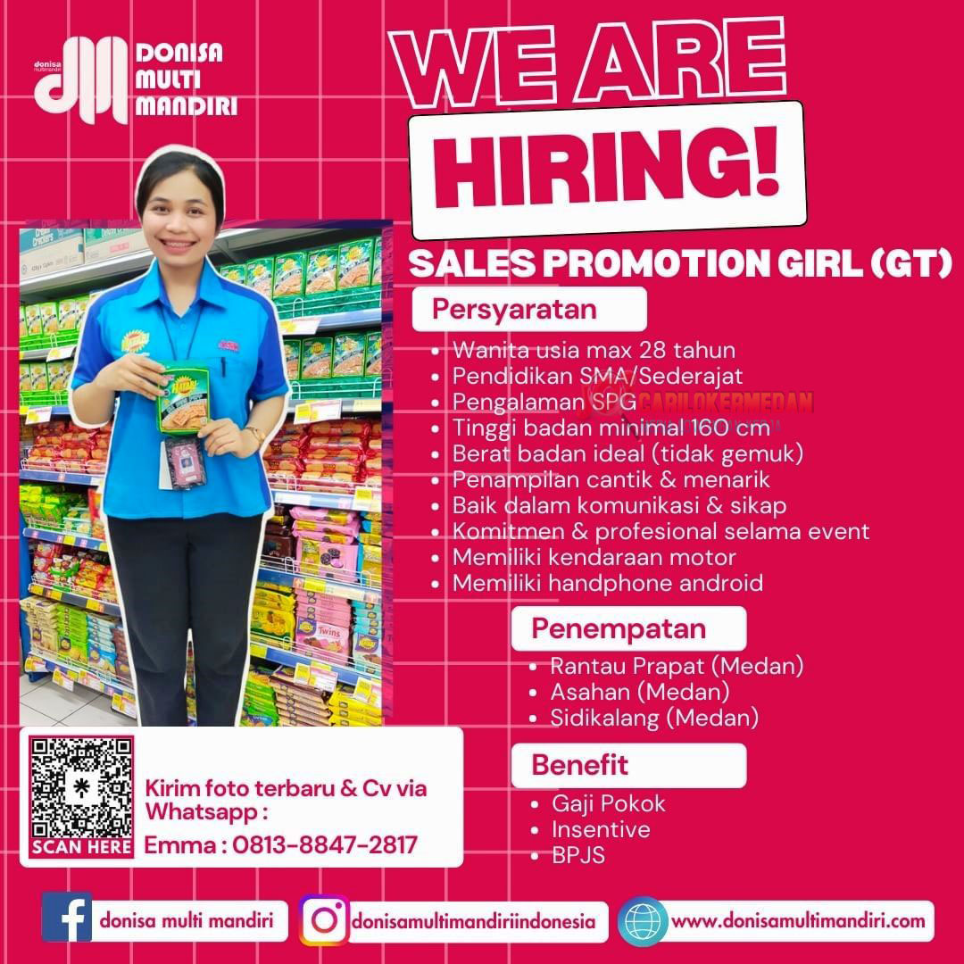 Loker SMA SMK Di PT Donisa Multi Mandiri Medan Juli 2024