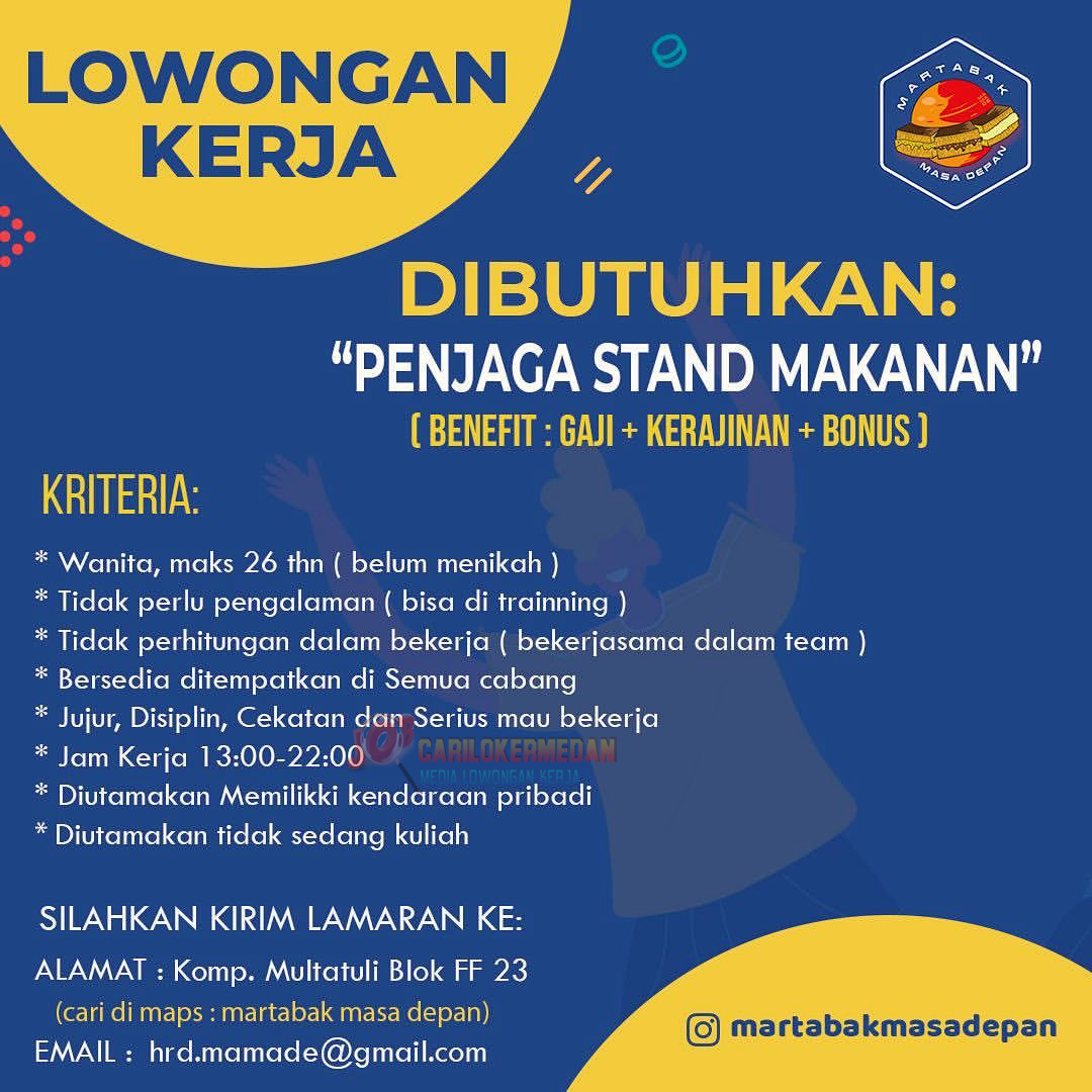 Lowongan Kerja Di Martabak Masa Depan Medan Agustus 2024