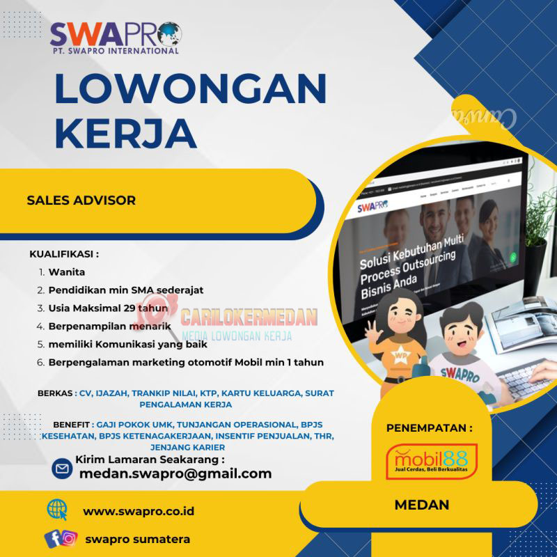 Loker SMA SMK Di PT Swapro International November 2024