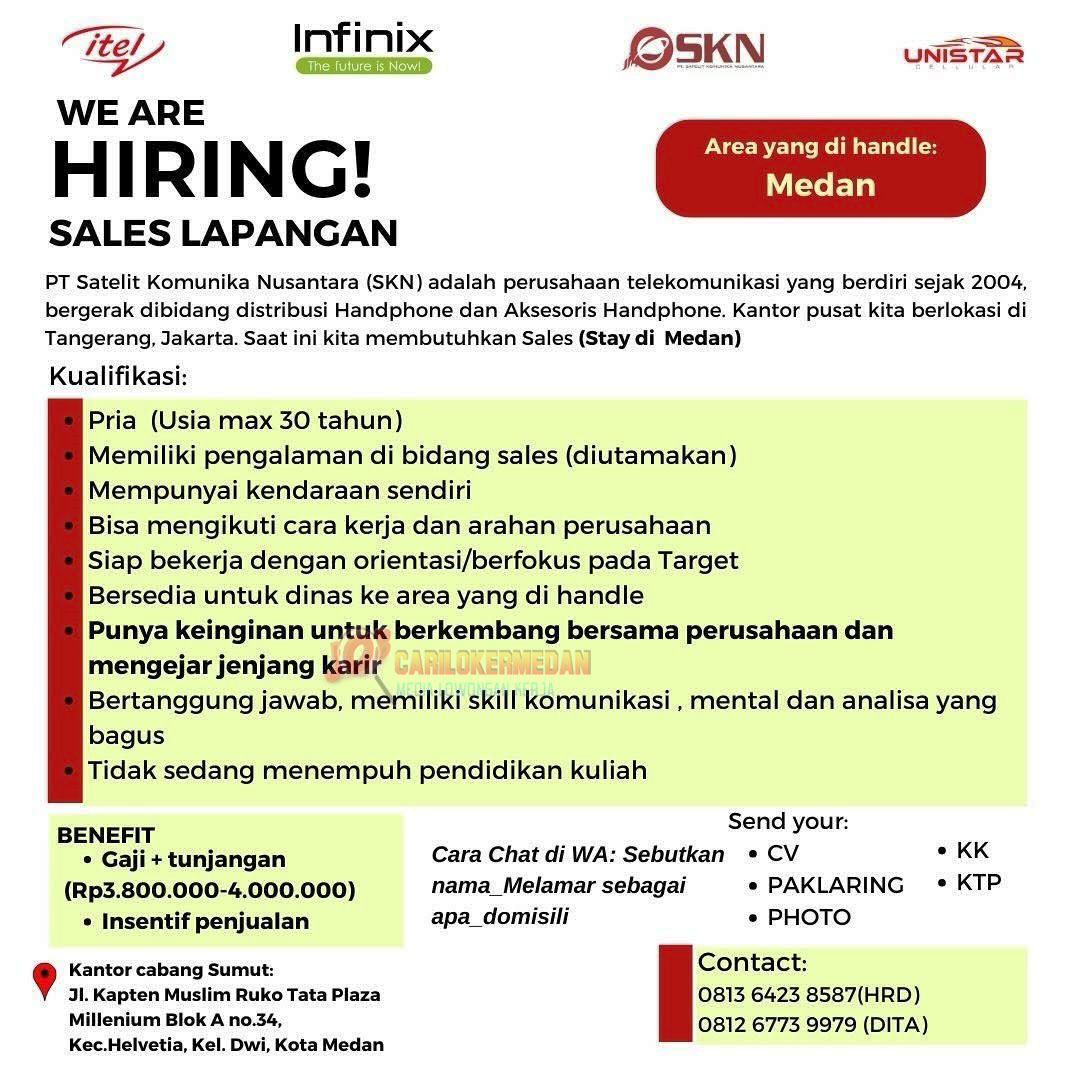 Loker Di PT Satelit Komunika Nusantara Medan Binjai Langkat 1