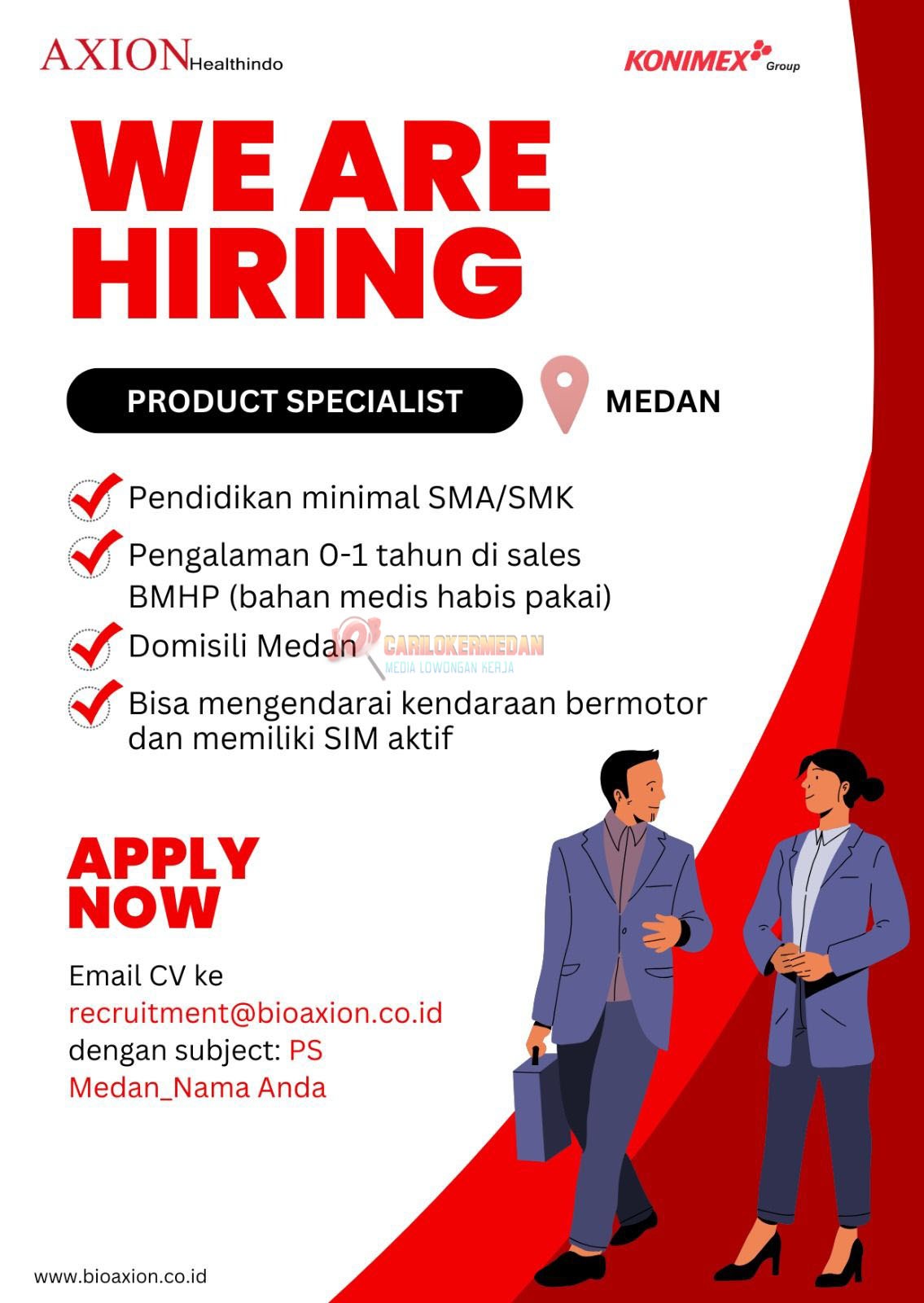 Loker SMA SMK Di PT Bio Axion Healthindo Medan 2024