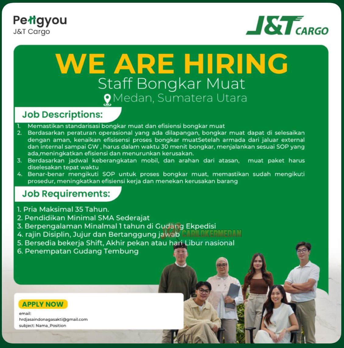 Loker SMA SMK Di PT Global Jet Cargo Medan Tembung 2025