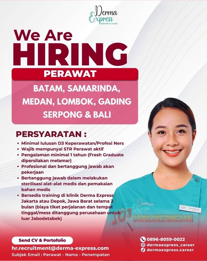 Loker Tamatan D3 S1 Di Derma Express Medan Januari 2025