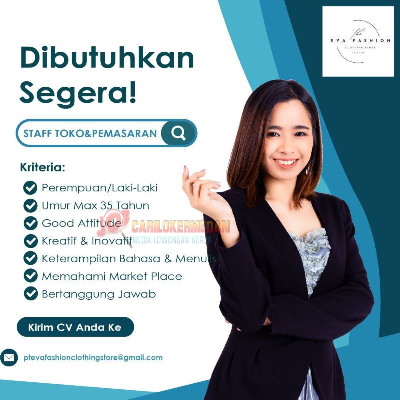 Loker Di PT Eva Fashion Clothing Store Medan Februari 2025