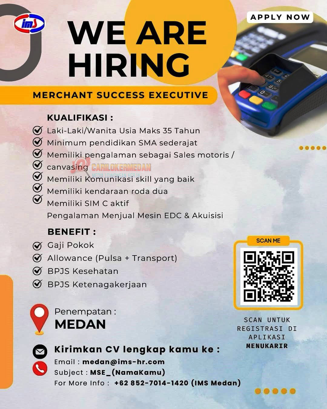 Loker SMA SMK Di PT Intrias Mandiri Sejati Medan Maret 2025