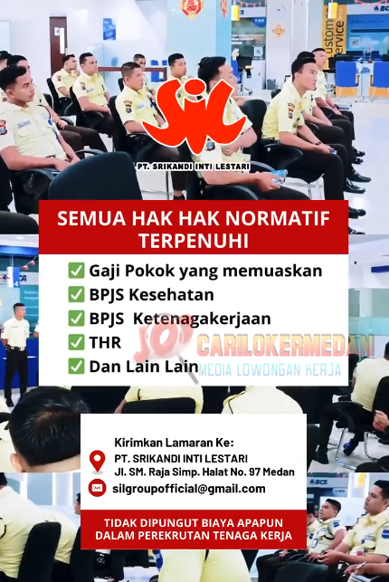 Loker SMA SMK Di PT Srikandi Inti Lestari Medan Mei 2025 2