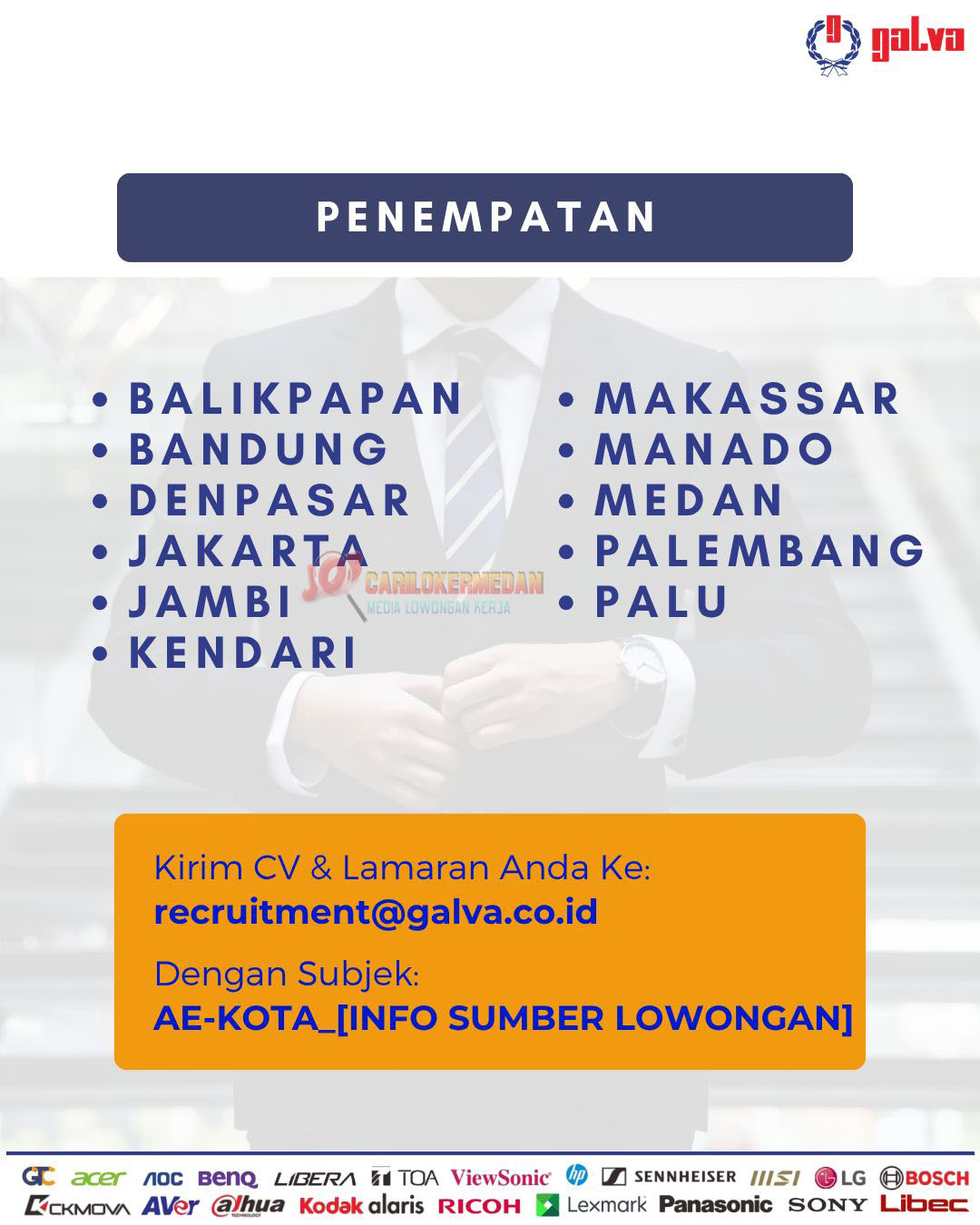 Loker D3 S1 Di PT Galva Galindra Multi Cipta Medan Juni 2025 2