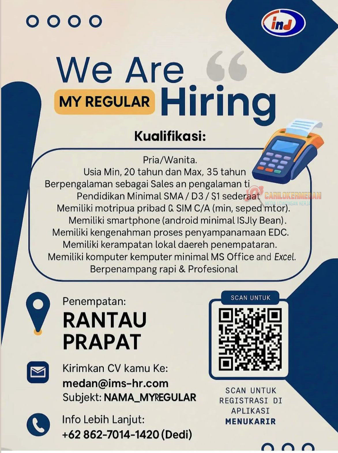 Loker SMA SMK D3 S1 Di PT Intrias Mandiri Sejati Juni 2025 2