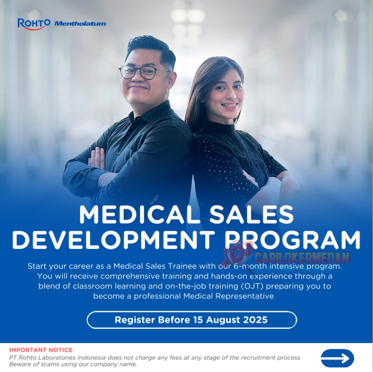 Loker S1 Di PT Rohto Laboratories Indonesia Medan Juni 2025 1