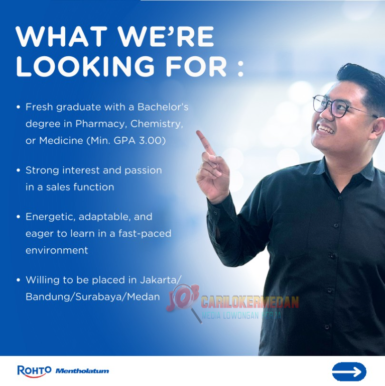 Loker S1 Di PT Rohto Laboratories Indonesia Medan Juni 2025 2