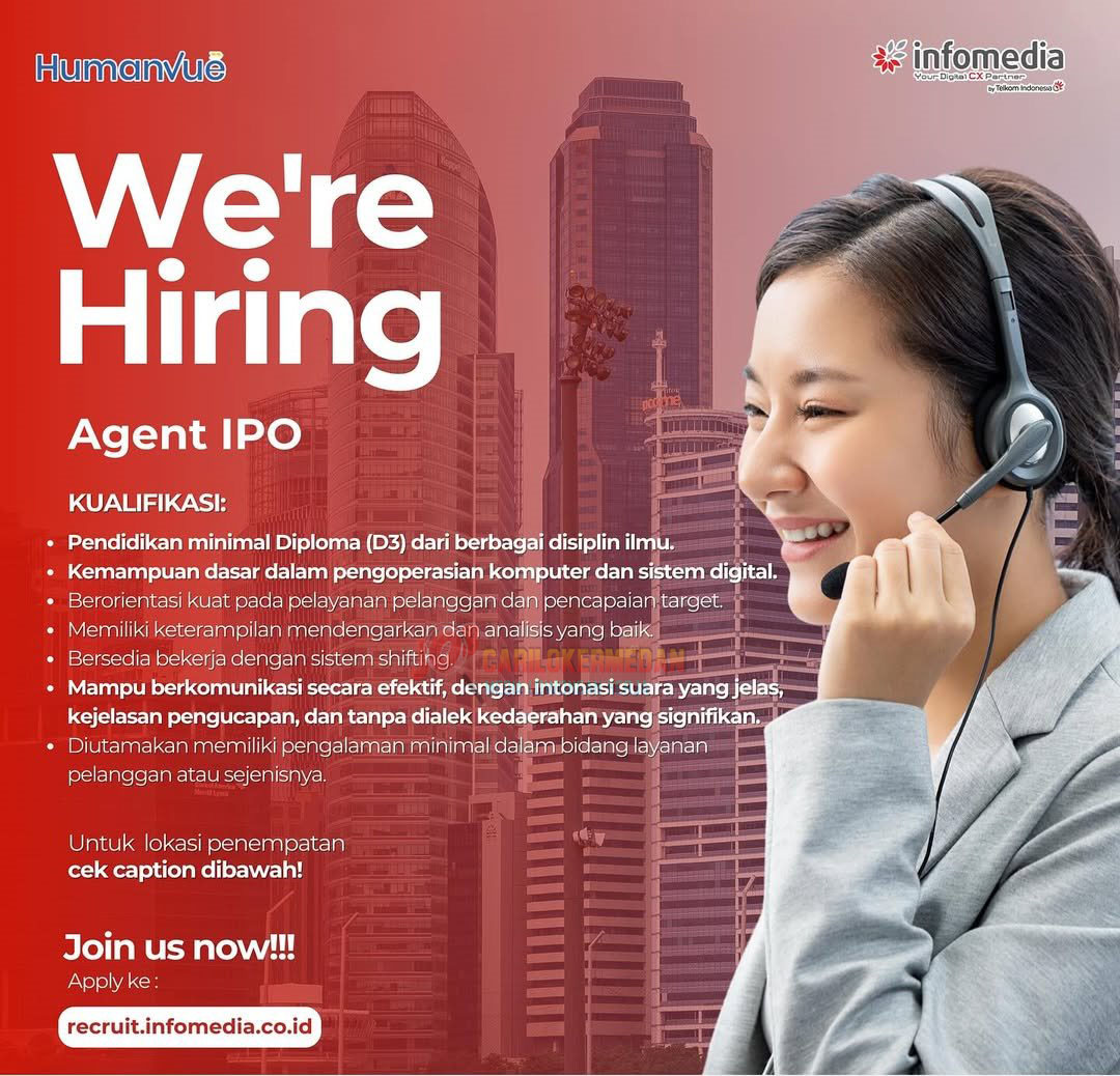 Loker Tamatan D3 S1 Di PT Infomedia Nusantara Medan Juli 2025