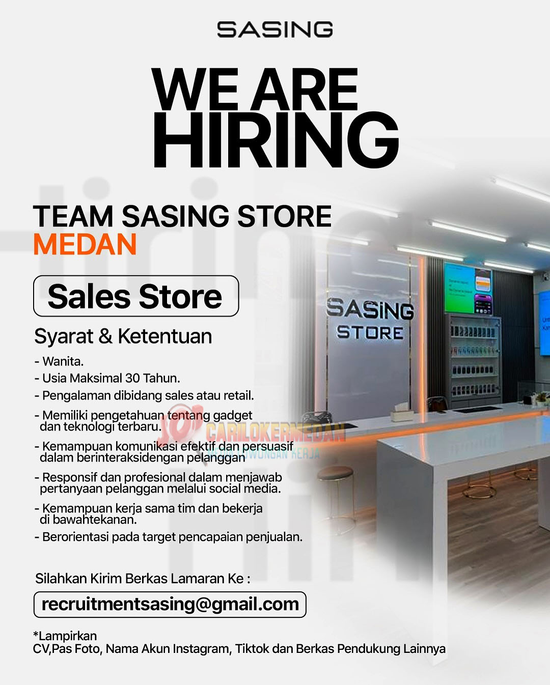Lowongan Kerja Di Sasing Store Id Medan Juli 2025 1
