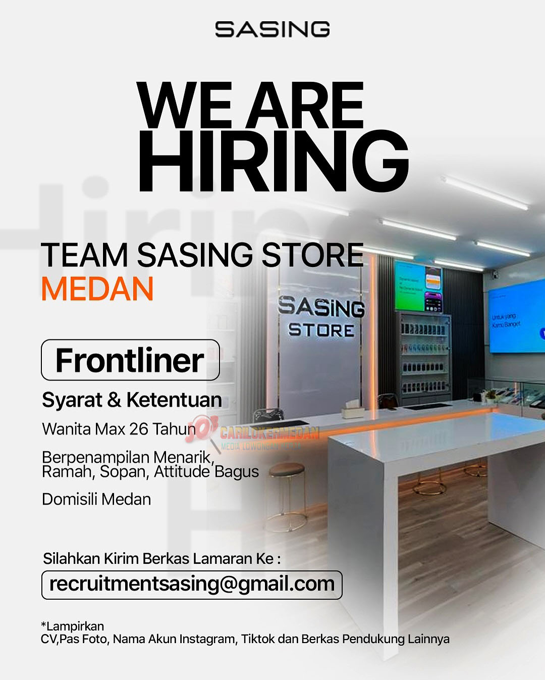 Lowongan Kerja Di Sasing Store Id Medan Juli 2025 2
