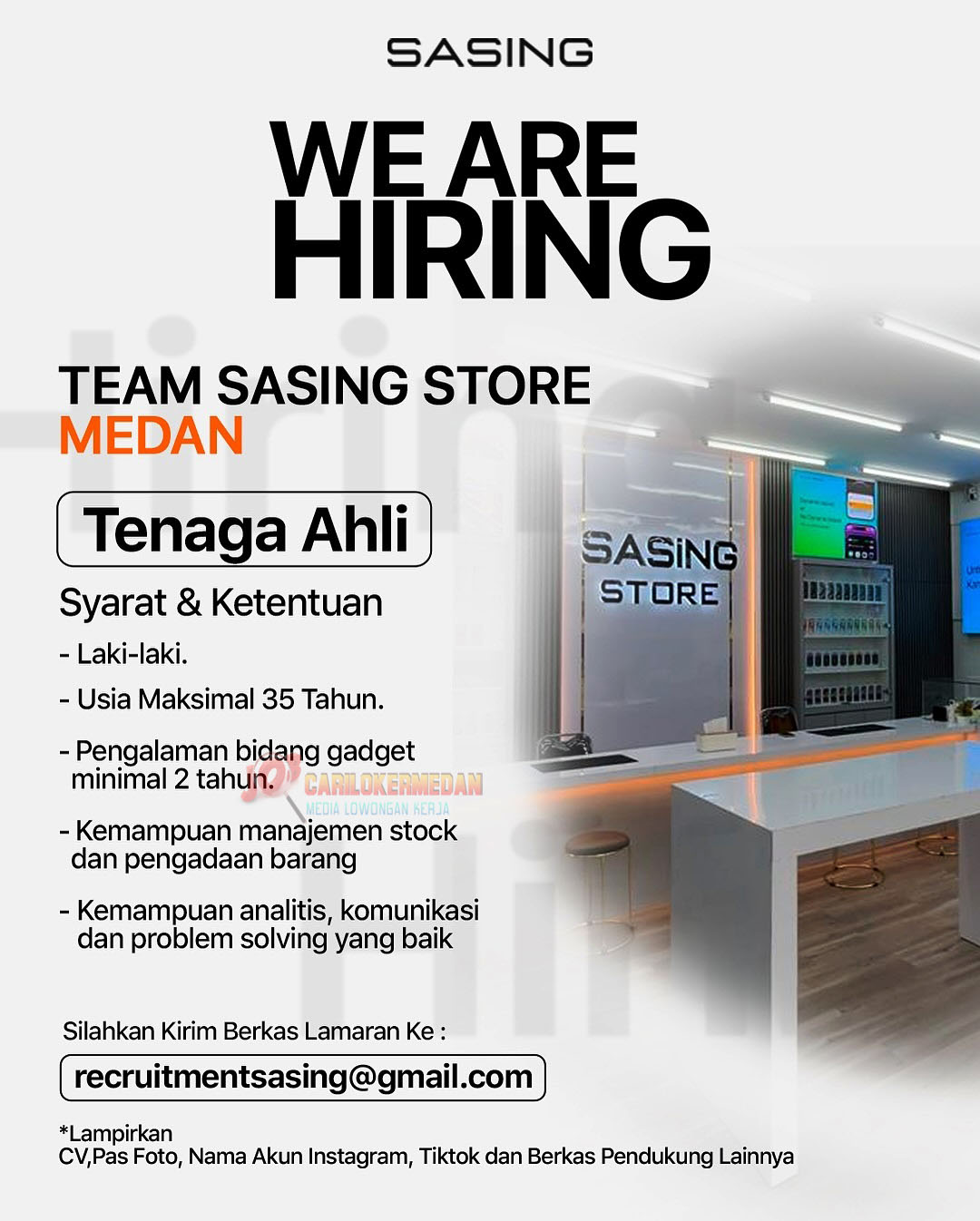 Lowongan Kerja Di Sasing Store Id Medan Juli 2025 3