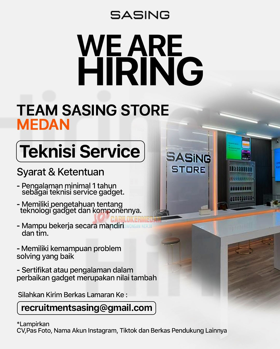 Lowongan Kerja Di Sasing Store Id Medan Juli 2025 4