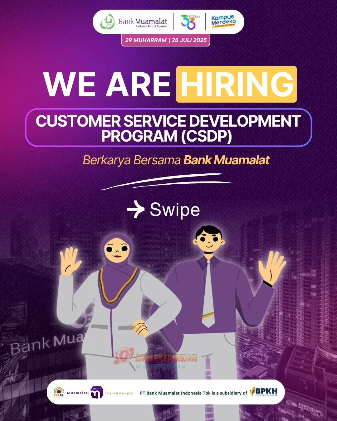 Loker D3 S1 Di PT Bank Muamalat Indonesia Medan Siantar 2025 1