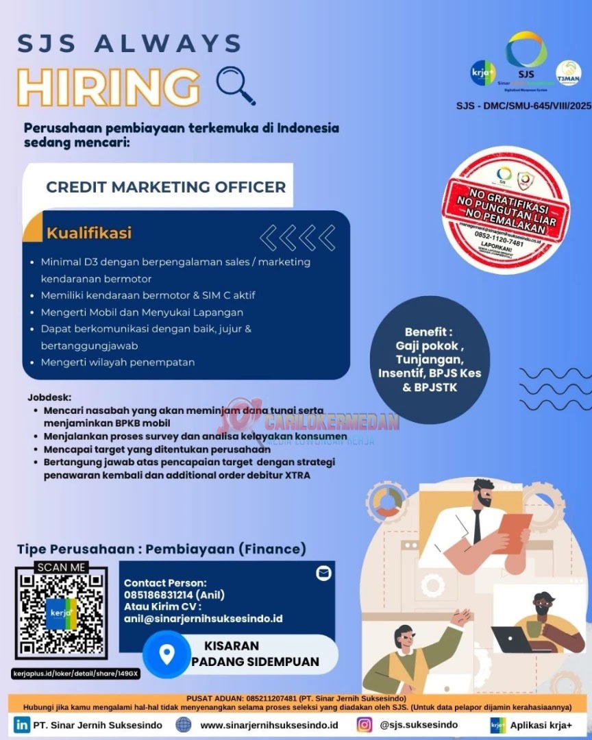 Loker D3 S1 Di PT Sinar Jernih Suksesindo Kisaran P Sidempuan