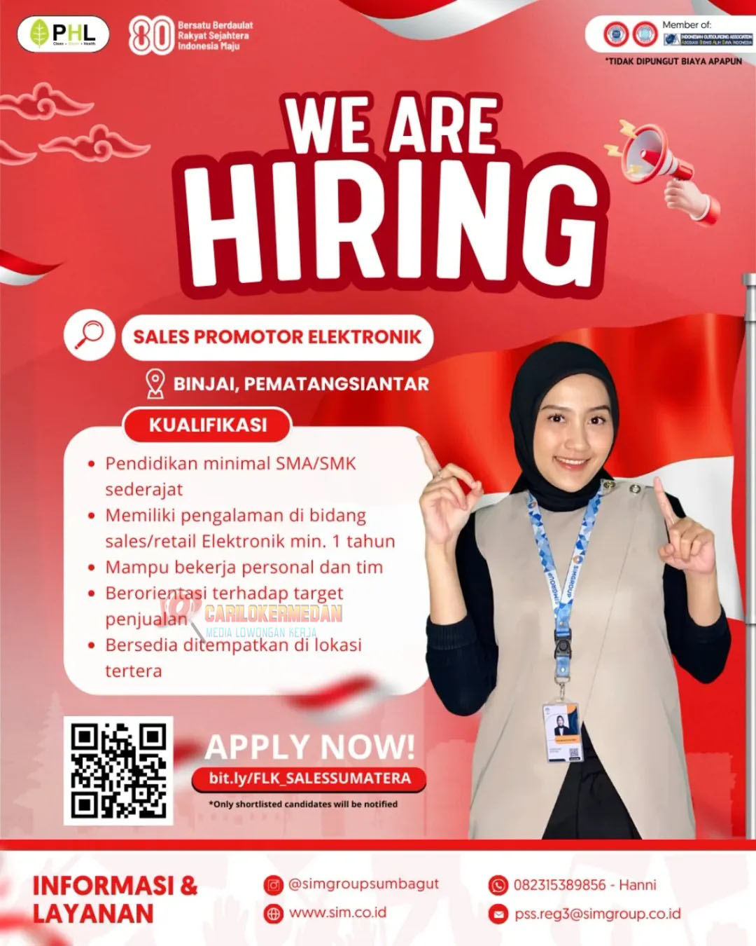Loker SMA SMK Di PT Swakarya Insan Mandiri Binjai Siantar