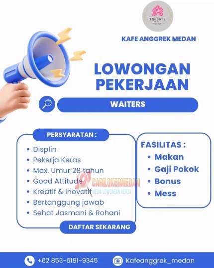 Lowongan Kerja Di Cafe Anggrek Medan Agustus 2025