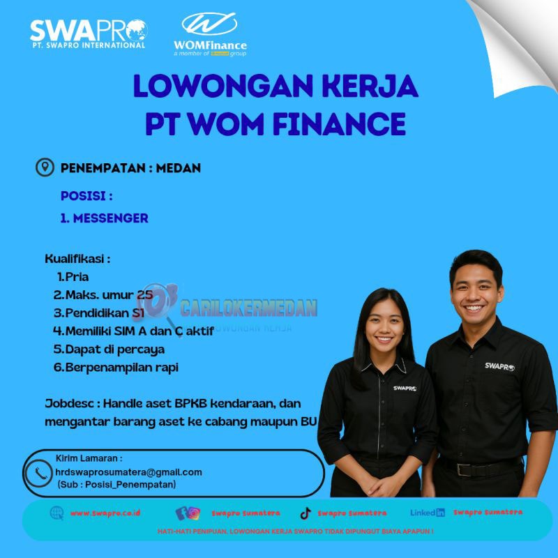 Lowongan Kerja Di PT Swapro International Medan Agustus 2025 2