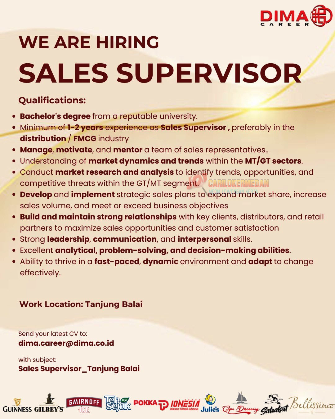 Loker S1 Di PT Dima Indonesia Tanjung Balai Oktober 2025