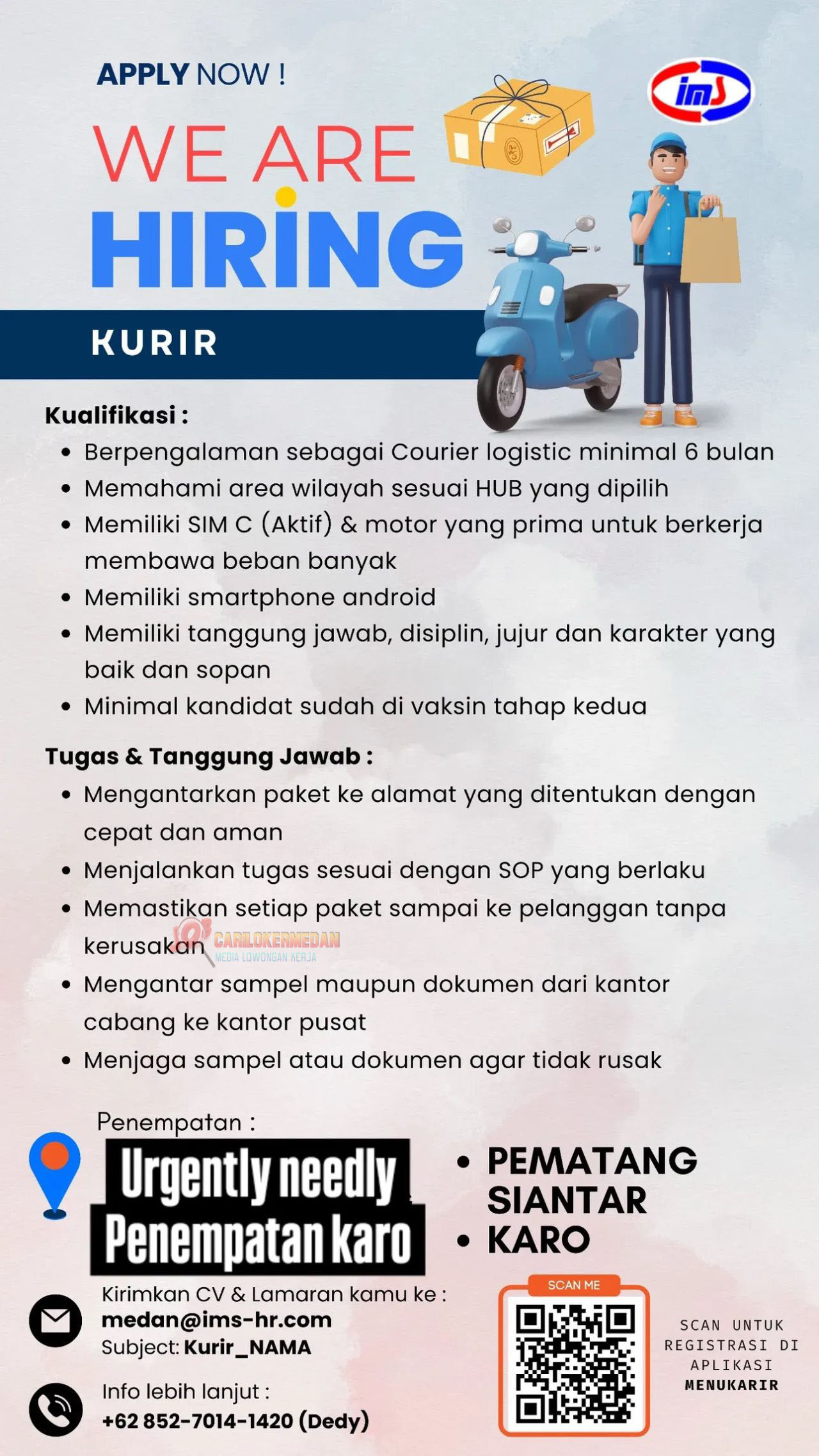 Loker SMA SMK Di PT Intrias Mandiri Sejati Medan September 2025 1