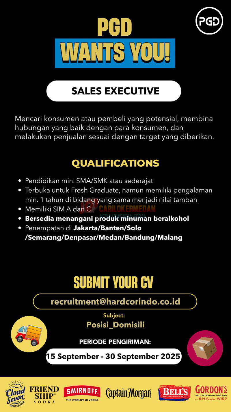 Loker SMA SMK Di PT Perkasa Gemilang Distrindo Medan September 2025
