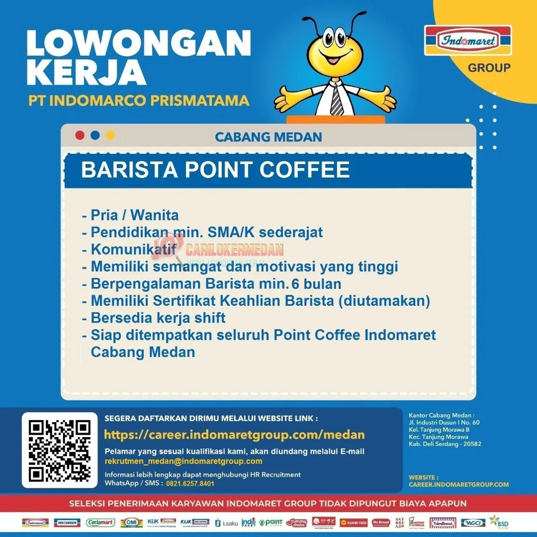 Loker Tamatan SMA SMK Di Indomaret Medan September 2025