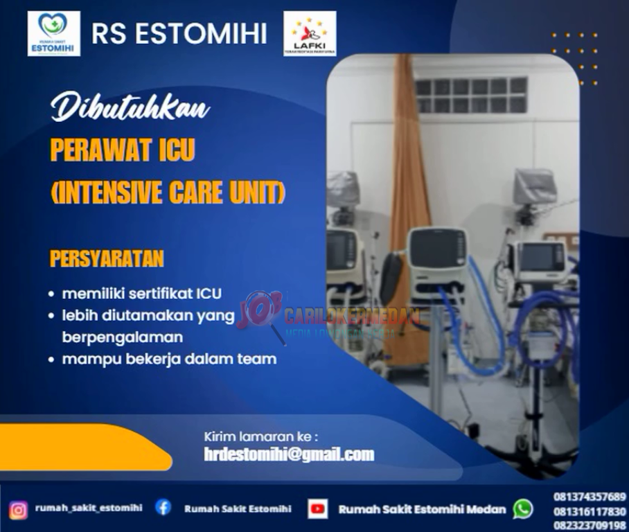 Lowongan Kerja Di RSU Estomihi Medan September 2025