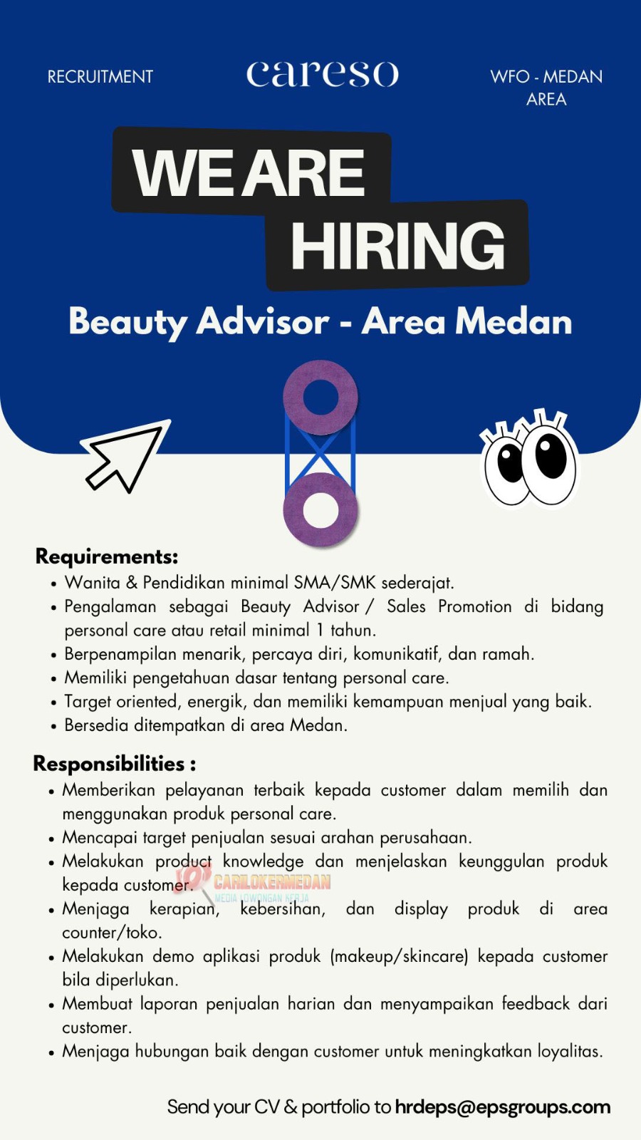 Lowongan Kerja SMA SMK Di CARESO Medan September 2025 2
